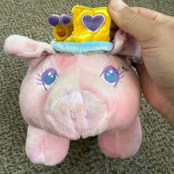 Dan Dee Piggy Bank Pink Princess Plush Stopper Collectors Choice - Picture 3 of 13